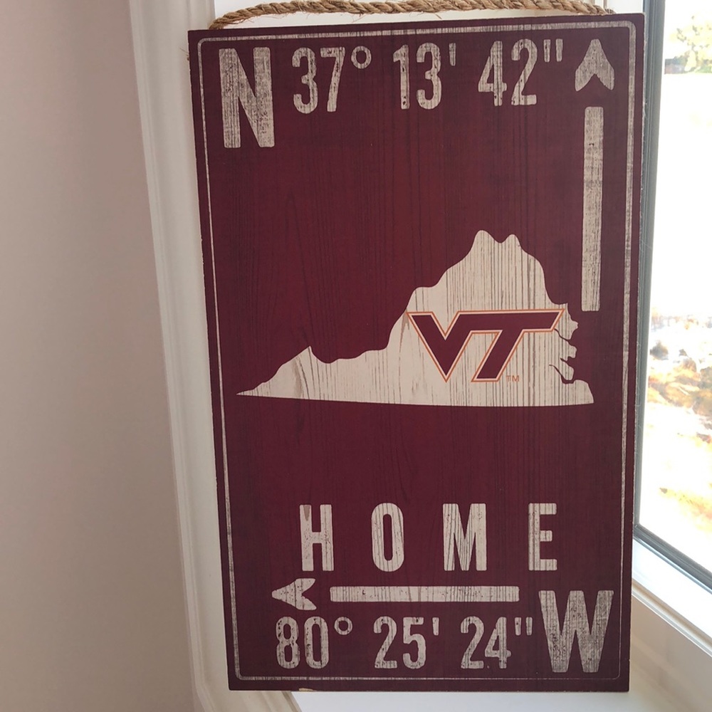 Virgins Tech hokie board